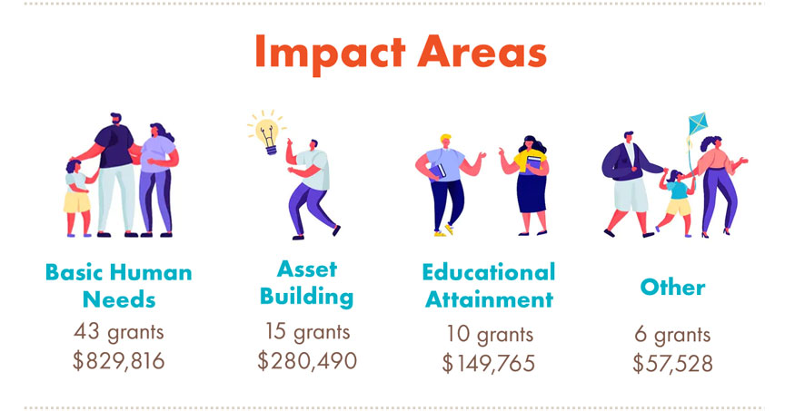 2019 Grant Program Funding by Impact Area